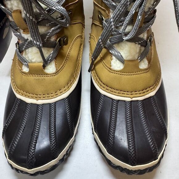 JBU Womens 7 M Tan Lizzy Waterproof Faux Fur Lined Ankle Boots DISPLAY IV0 - Picture 3 of 6